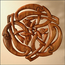 celtic carving