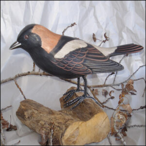 Bobolink Bird Handmade Woodcraft