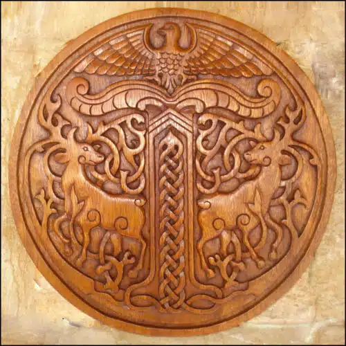 VM-02 Viking Deer and Eagle Plaque
