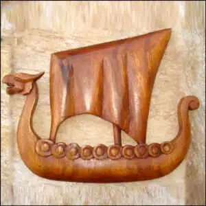 VM-12 Viking Ship Wall Plaque