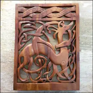 VM-20 Urnes Style Deer and Snake