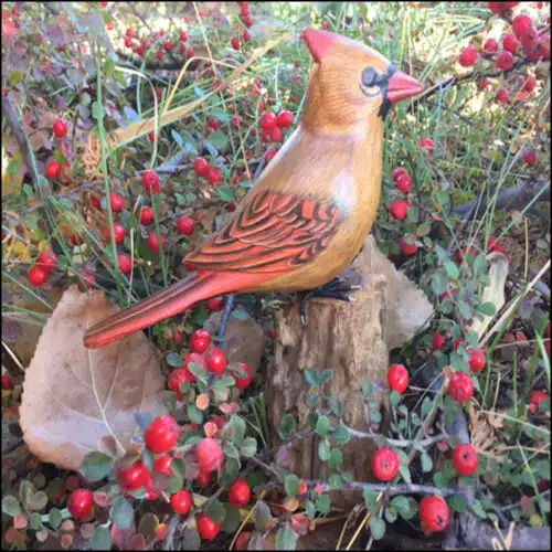 B-59 Northern Cardinal Female Bird