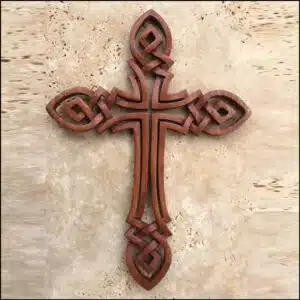CR-21 Celtic Cross- Open Knot